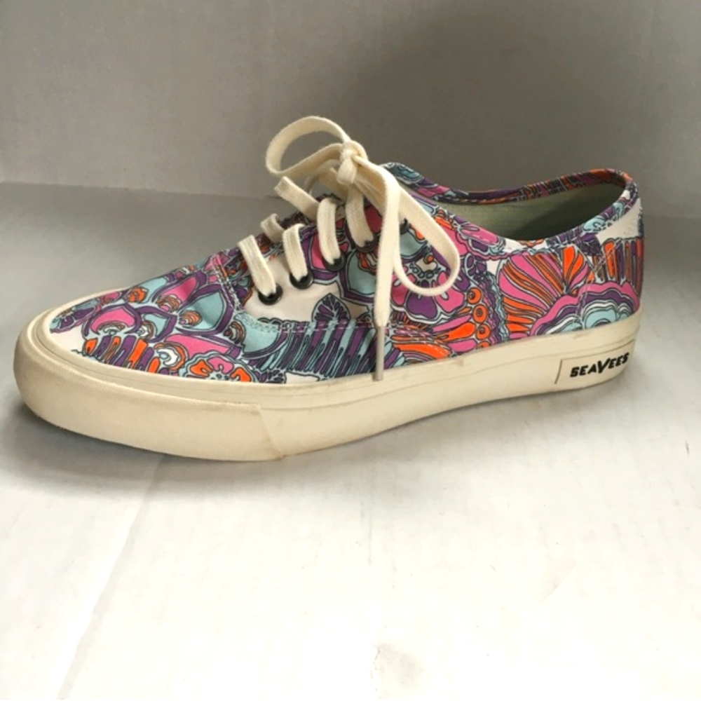 Seavees Legend Trina Turk Poplin Twill Women’s Sneakers Sz 7.5